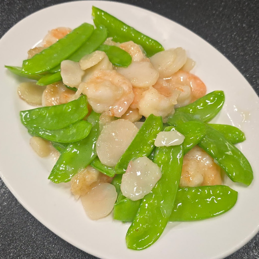 Sauteed Shrimp with Snow Peas