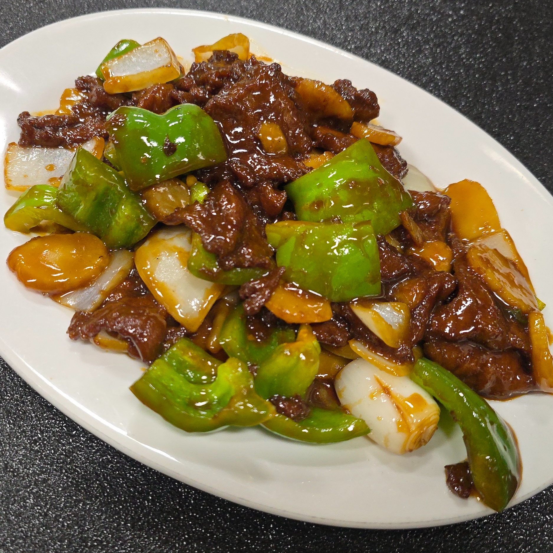 Beef with Green Pepper